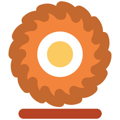 Pie chart stats bold line icon