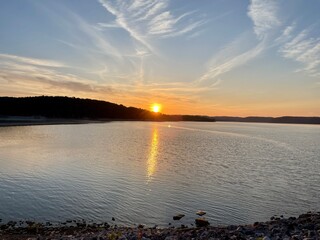 Sunrise over Lake Monroe May 22 2023