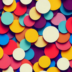 square round colorful wallpaper texture background