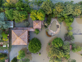 Flood in Emilia Romagna Italy