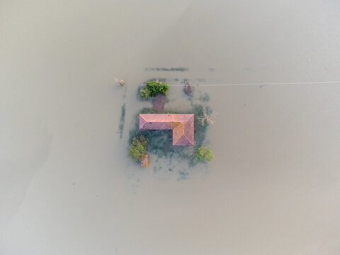 Flood in Emilia Romagna Italy