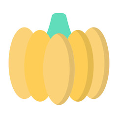 Pumpkin Flat Icon