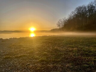 Sunrise on Lake Monroe February 24 2023