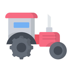 Tractor Flat Icon