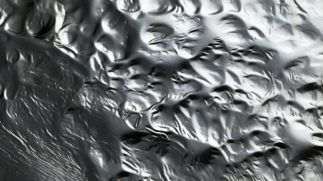 smooth metallic silver organic pattern, eroded, texture