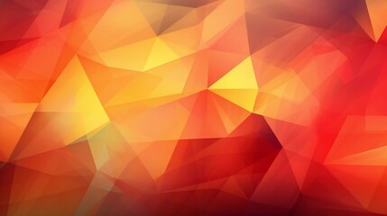 Obraz premium Orange and Warm Colored Geometric Pattern