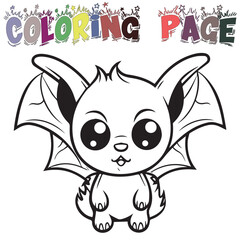 Cute Monster Black And White Illustration For Coloring Page And Coloring Page Kids Vector, White Background Halloween Monsters 