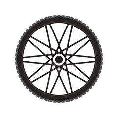 bicycle wheel icon