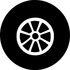 Obraz premium wheel balance icon icon, sign, symbol, vector, art