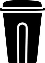 rubbish bin icon vector isolate on white background