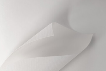 Off white textured paper, minimalistic creative abstract background