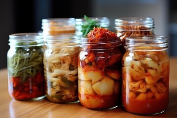 Kimchi is a traditional Korean banchan consisting Food Photography