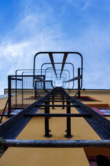 basketball hoop on the beach