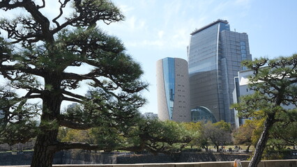 Obraz premium Osaka city, Japan.