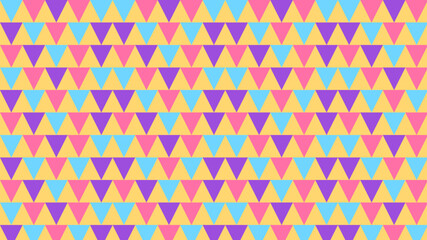 Triangle seamless pattern with pastel color for geometric background