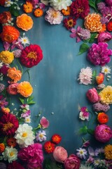 Obraz na płótnie Canvas color background valentine design flower spring watercolor peonies blossom rose pastel. Generative AI.
