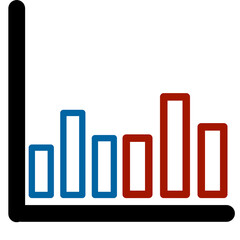 Statistics graph icon transparent png 