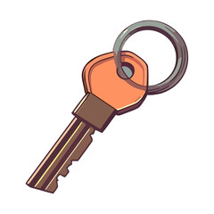 Secure access with metallic key