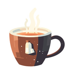 A frothy cappuccino in a scented mug