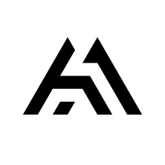 Letter AA creative monogram logo