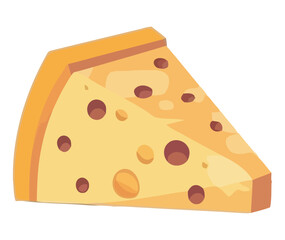 A gourmet slice mozzarella topping