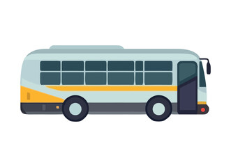 vector flat design of tour bus