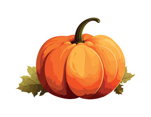 Autumn harvest Fresh pumpkin ripe