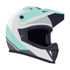 sport helmet in illustration flat design