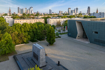 Museum of the History of Polish Jews 'Polin' from above