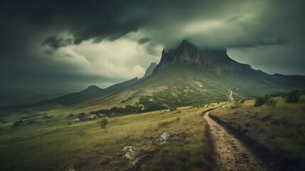 Pathway to the Clouds: Unveiling the Plateau created with Generative AI Technology