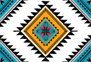 Geometric Ethnic Patterns. American, African,Western, Aztec, motif striped, and bohemian pattern styles. designed for background,wallpaper,print, carpet,wrapping,tile,salong, batik.vector illustration