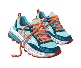 sports shoes symbolize competition and activity