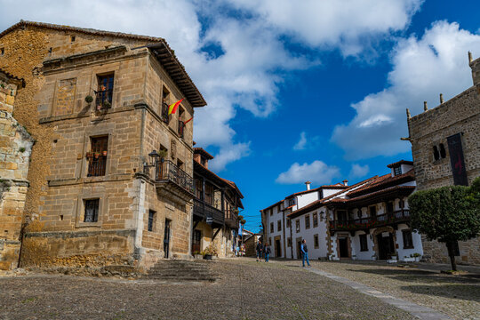 Historic town, Santillana del Mar, Cantabria, Spain, Europe