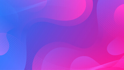 Abstract Gradient Purple Blue liquid background. Modern background design. Dynamic Waves. Fluid shapes composition. Fit for website, banners, brochure, posters