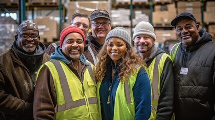 The Power of Happy Workers: Unveiling the Warehouse's Vibrant Team Spirit, generative ai