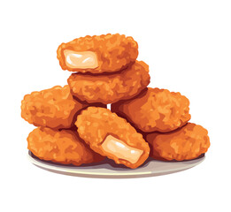 Fresh gourmet meal on plate with cheese