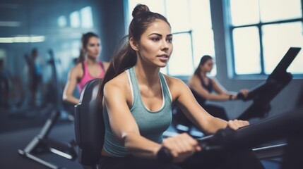 edefining Limits: Empowering Women Through Fitness in the Gym, generative ai