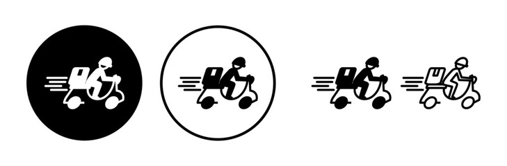 Delivery icon vector. Shipping fast delivery icon
