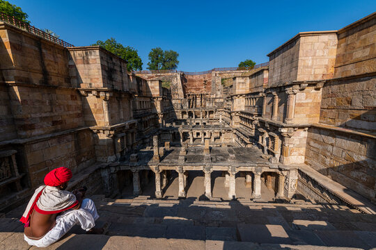 Rani Ki Vav, The Queen's Stepwell, UNESCO World Heritage Site, Patan, Gujarat, India, Asia