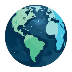 world planet earth with maps