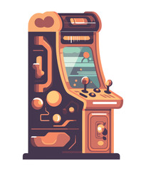 video game machine old casino icon