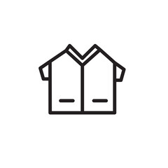 Fashion Jacket Warm Outline Icon