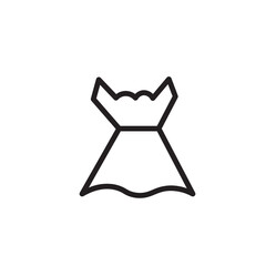 Dress Ecommerce Female Outline Icon