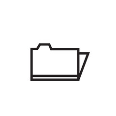 Folder Jacket Portfolio Outline Icon