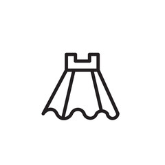 Date Dress Evening Outline Icon