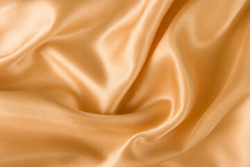 brown or gold silk fabric texture for background