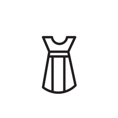 Dress Fashion Female Outline Icon