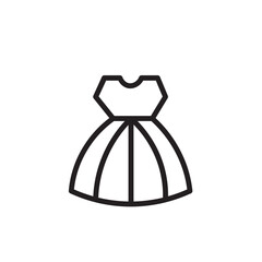 Dress Fashion Female Outline Icon