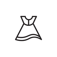 Dress Fashion Female Outline Icon