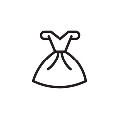Dress Fashion Female Outline Icon